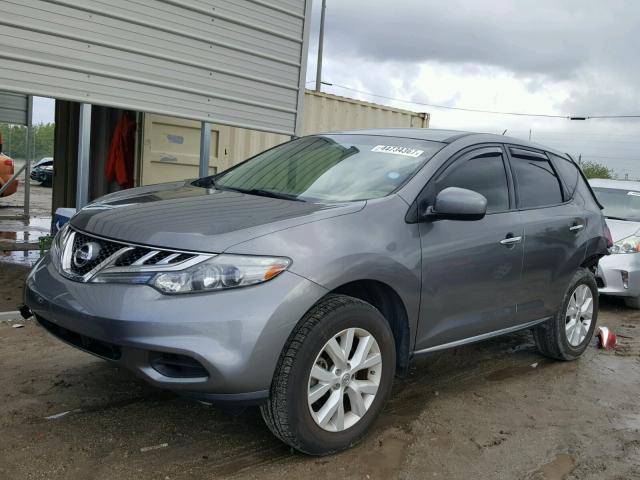 JN8AZ1MUXDW208262 - 2013 NISSAN MURANO S GRAY photo 2