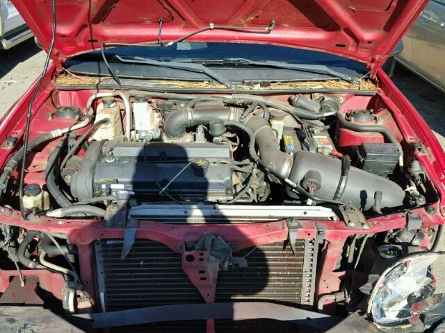 3FAKP1139YR254939 - 2000 FORD ESCORT ZX2 RED photo 7
