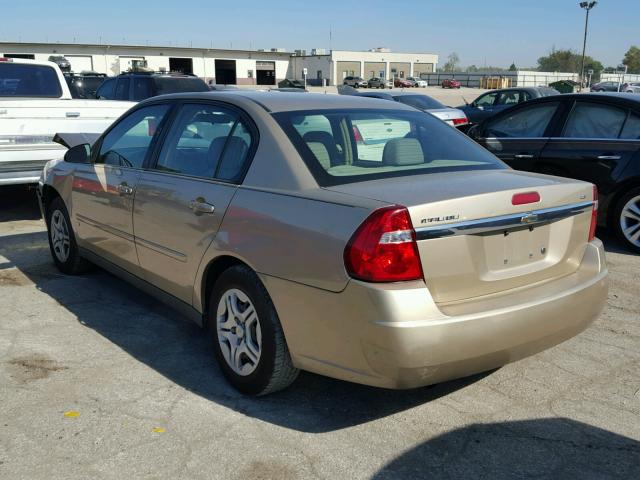 1G1ZS51F36F270369 - 2006 CHEVROLET MALIBU GOLD photo 3