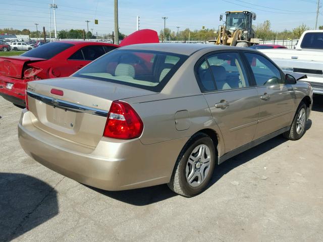 1G1ZS51F36F270369 - 2006 CHEVROLET MALIBU GOLD photo 4