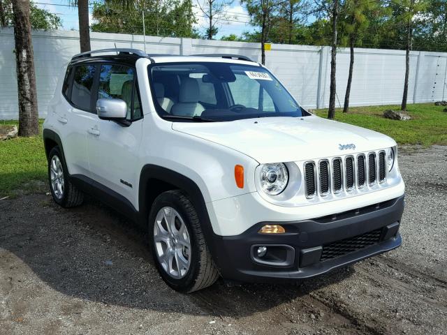 ZACCJADB0HPF57122 - 2017 JEEP RENEGADE WHITE photo 1