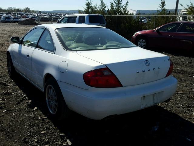 19UYA427X1A007682 - 2001 ACURA 3.2CL TYPE WHITE photo 3