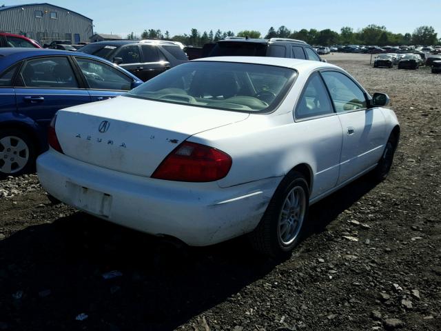 19UYA427X1A007682 - 2001 ACURA 3.2CL TYPE WHITE photo 4