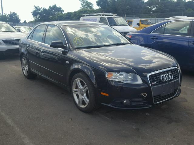 WAUDF78E28A026949 - 2008 AUDI A4 2.0T QU BLACK photo 1