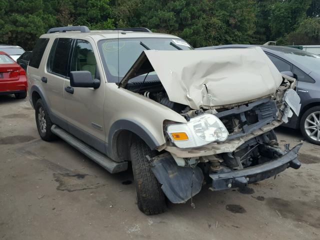 1FMEU63E96UB62825 - 2006 FORD EXPLORER X BEIGE photo 1