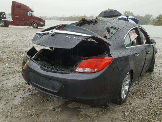 2G4GS5EV1D9169347 - 2013 BUICK REGAL PREM GRAY photo 4