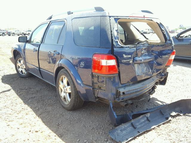 1FMDK06175GA76529 - 2005 FORD FREESTYLE BLUE photo 3