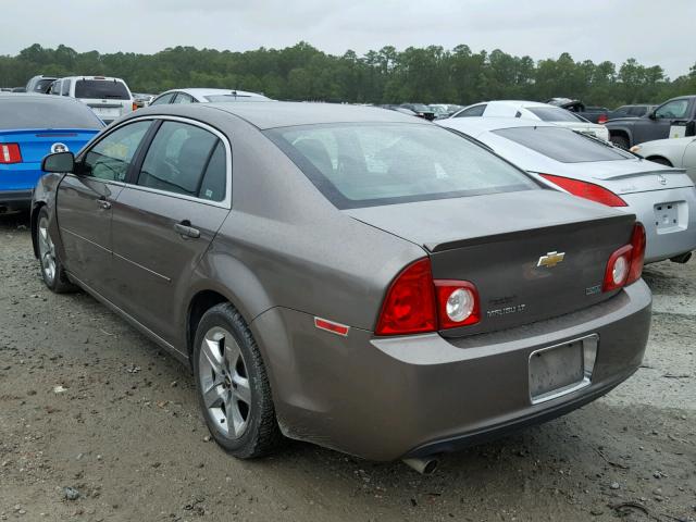 1G1ZC5E0XAF250079 - 2010 CHEVROLET MALIBU BROWN photo 3