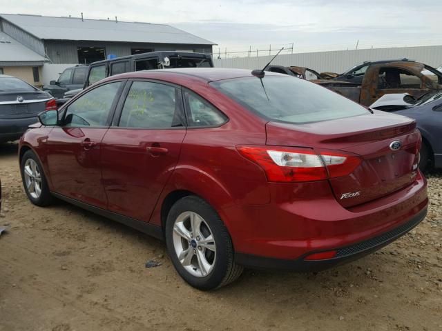 1FADP3F24DL149965 - 2013 FORD FOCUS RED photo 3