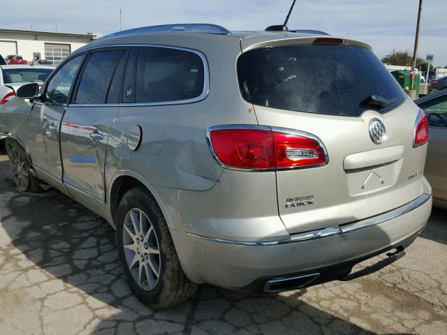 5GAKRBKD8GJ132665 - 2016 BUICK ENCLAVE GOLD photo 3