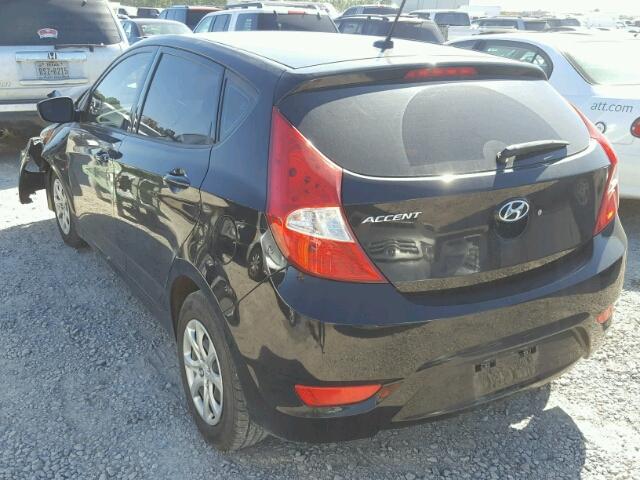 KMHCT5AE4DU115383 - 2013 HYUNDAI ACCENT GLS BLACK photo 3