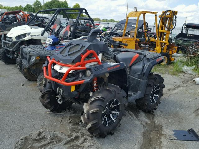 3JBLWAU20HJ000316 - 2017 CAN-AM OUTLANDER BLACK photo 2