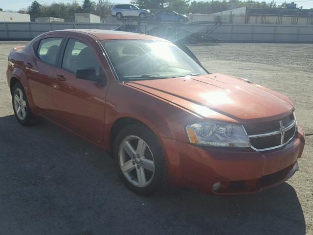 1B3LC56R88N121088 - 2008 DODGE AVENGER SX ORANGE photo 1