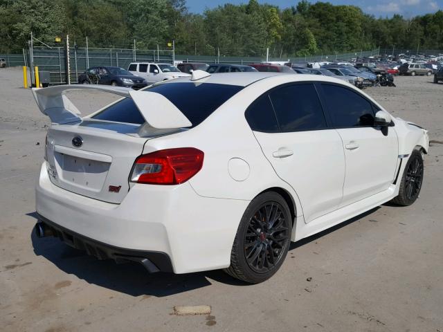 JF1VA2L63F9815575 - 2015 SUBARU WRX STI WHITE photo 4