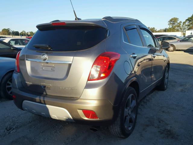 KL4CJBSB7EB538043 - 2014 BUICK ENCORE CON CHARCOAL photo 4