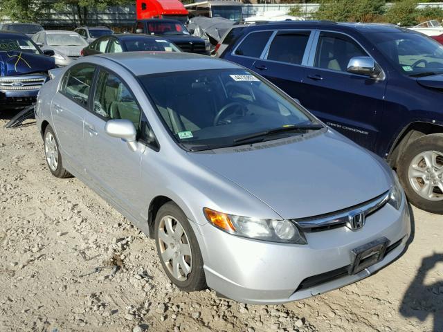 1HGFA16507L022512 - 2007 HONDA CIVIC LX SILVER photo 1