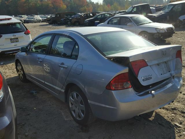 1HGFA16507L022512 - 2007 HONDA CIVIC LX SILVER photo 3