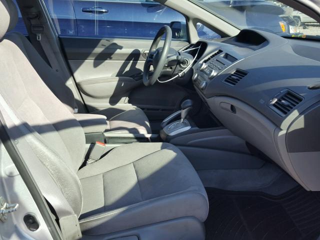 1HGFA16507L022512 - 2007 HONDA CIVIC LX SILVER photo 5