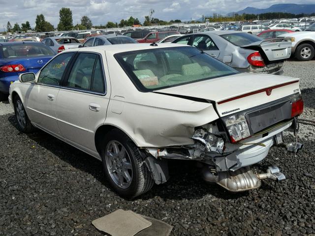 1G6KY54983U199662 - 2003 CADILLAC SEVILLE ST WHITE photo 3