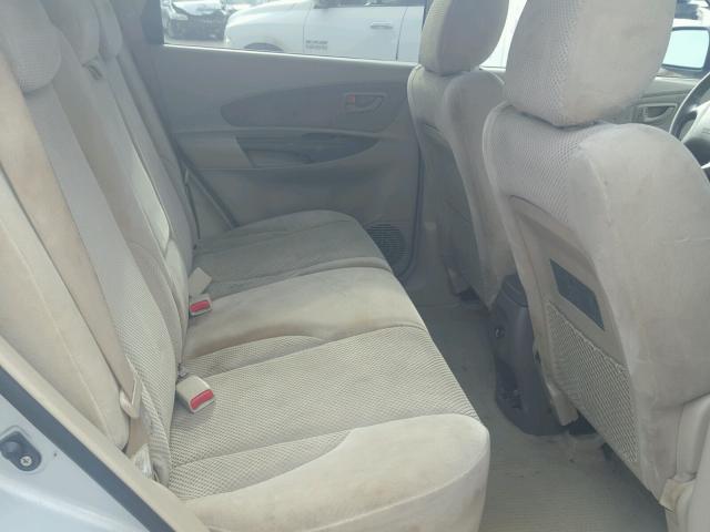 KM8JN12D37U477015 - 2007 HYUNDAI TUCSON SE SILVER photo 6