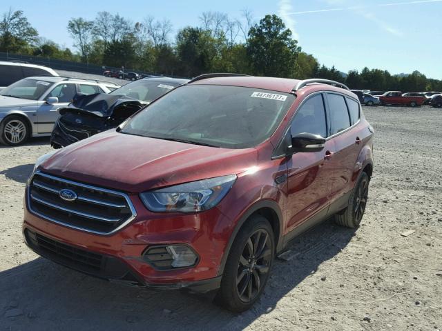 1FMCU0JD7HUA92260 - 2017 FORD ESCAPE TIT MAROON photo 2