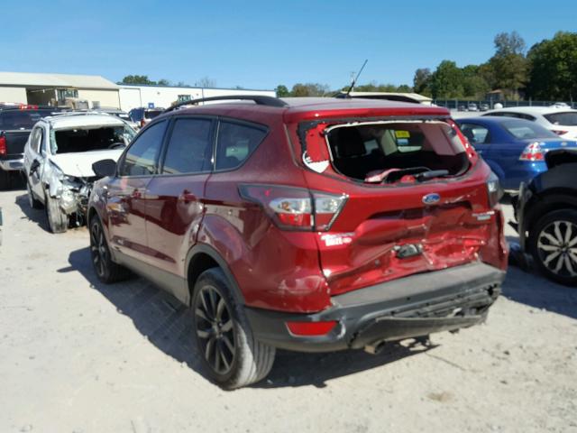 1FMCU0JD7HUA92260 - 2017 FORD ESCAPE TIT MAROON photo 3