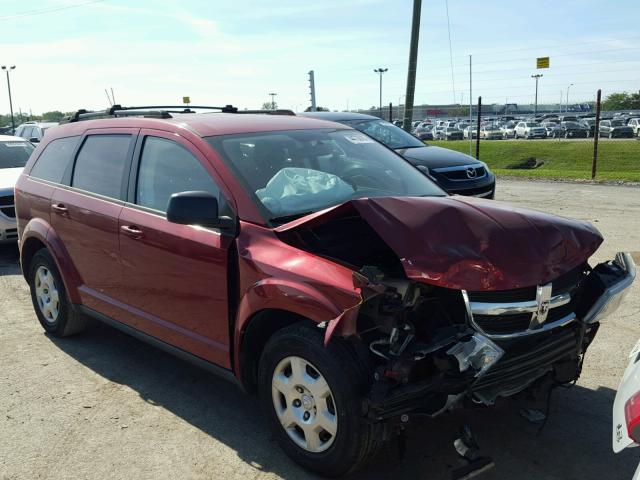 3D4PG4FB7AT257335 - 2010 DODGE JOURNEY RED photo 1