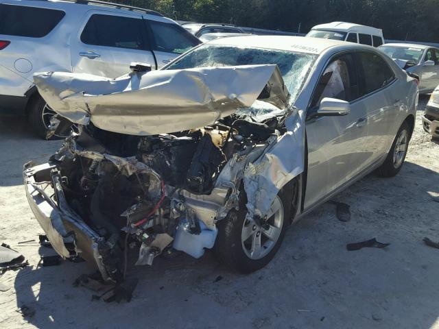 1G11C5SL5EF228136 - 2014 CHEVROLET MALIBU 1LT ვერცხლისფერი ფოტო 2