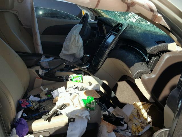 1G11C5SL5EF228136 - 2014 CHEVROLET MALIBU 1LT ვერცხლისფერი ფოტო 5