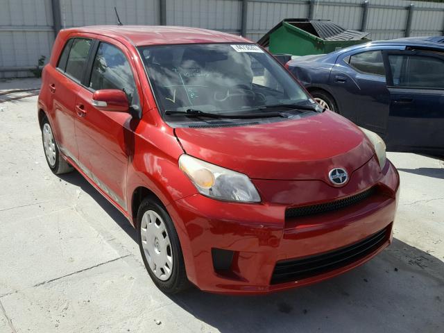 JTKKU10498J004357 - 2008 TOYOTA SCION XD RED photo 1