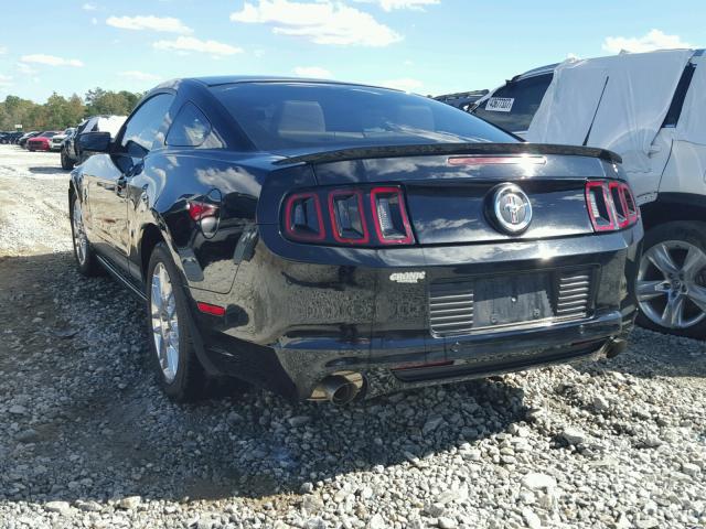 1ZVBP8AM1E5276540 - 2014 FORD MUSTANG BLACK photo 3