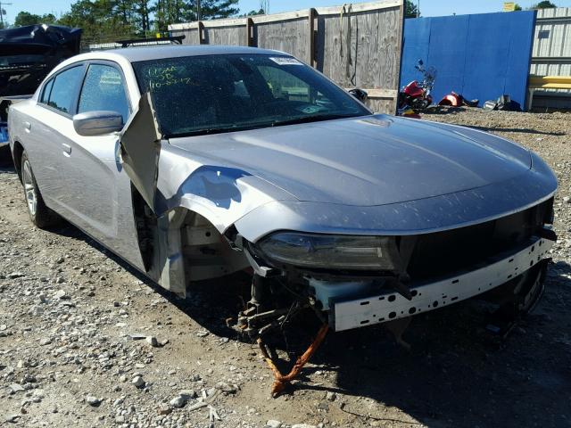 2C3CDXBG3FH762297 - 2015 DODGE CHARGER SE SILVER photo 1