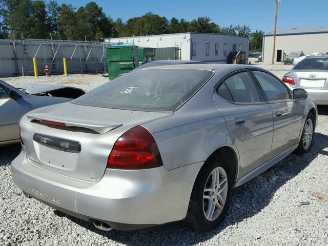 2G2WR554771150733 - 2007 PONTIAC GRAND PRIX SILVER photo 4