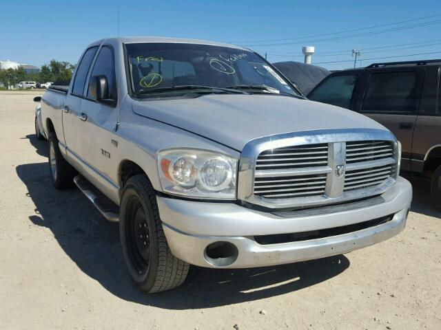 1D7HA182X8S604835 - 2008 DODGE RAM 1500 S SILVER photo 1