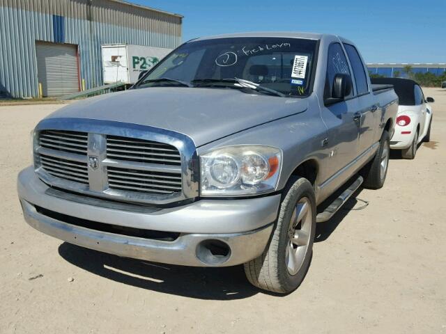 1D7HA182X8S604835 - 2008 DODGE RAM 1500 S SILVER photo 2