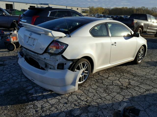 JTKDE177670213436 - 2007 TOYOTA SCION TC WHITE photo 4