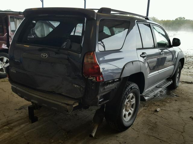 JTEZU14R430002506 - 2003 TOYOTA 4RUNNER GRAY photo 4