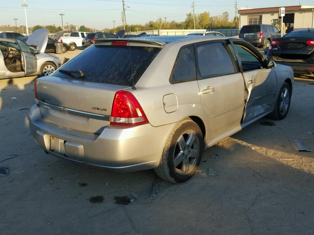 1G1ZU63806F132268 - 2006 CHEVROLET MALIBU MAX SILVER photo 4