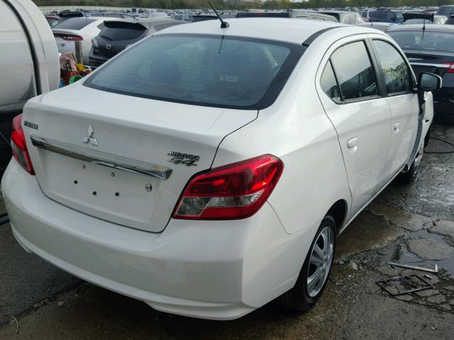 ML32F3FJ0HH002047 - 2017 MITSUBISHI MIRAGE G4 WHITE photo 4