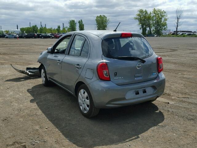 3N1CK3CP2FL267608 - 2015 NISSAN MICRA SILVER photo 3