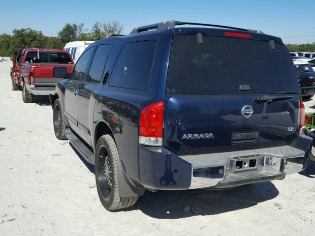 5N1AA08A26N729140 - 2006 NISSAN ARMADA SE BLUE photo 3