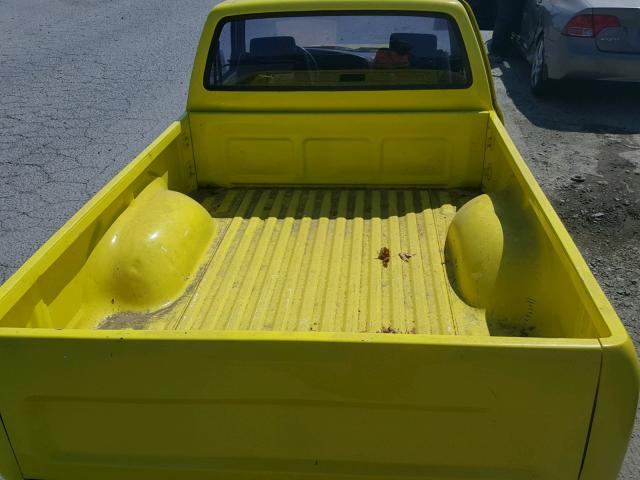 JT4RN81R1L5052104 - 1990 TOYOTA PICKUP 1/2 YELLOW photo 9