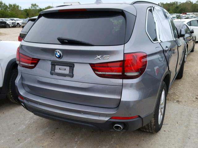 5UXKR0C50E0C27638 - 2014 BMW X5 XDRIVE3 GRAY photo 4