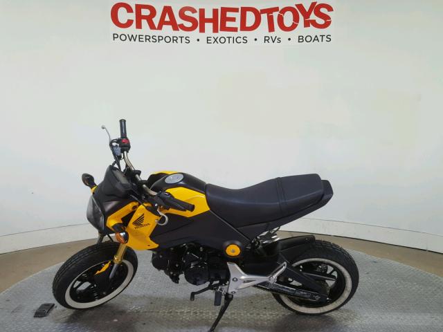 MLHJC6118F5104802 - 2015 HONDA GROM 125 YELLOW photo 5