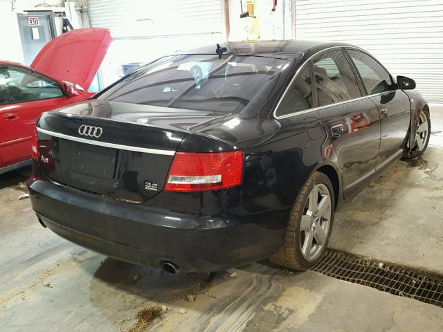 WAUDH74F58N009628 - 2008 AUDI A6 BLACK photo 4