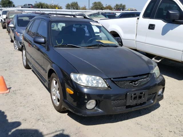 JM1BJ245121459185 - 2002 MAZDA PROTEGE PR BLACK photo 1