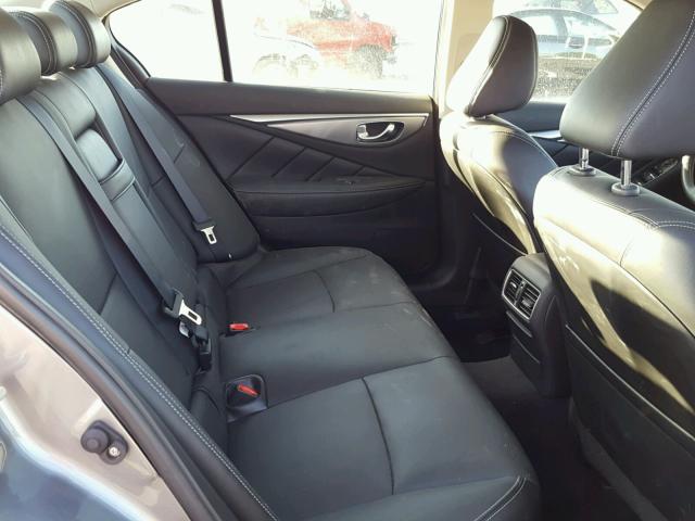 JN1BV7AP9FM351850 - 2015 INFINITI Q50 BASE Сірий фото 6