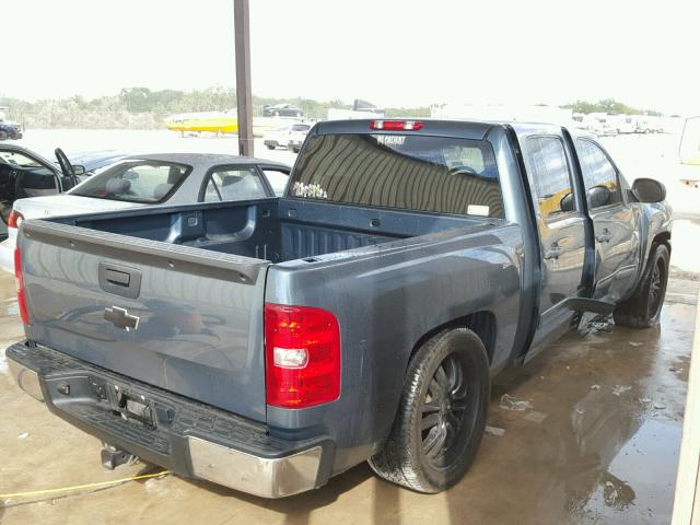 3GCRCREA1AG246010 - 2010 CHEVROLET SILVERADO BLUE photo 4