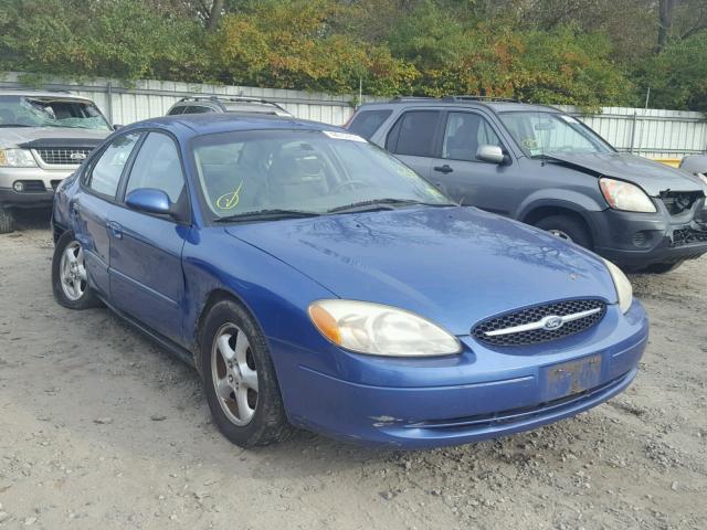 1FAFP53U23A126804 - 2003 FORD TAURUS BLUE photo 1