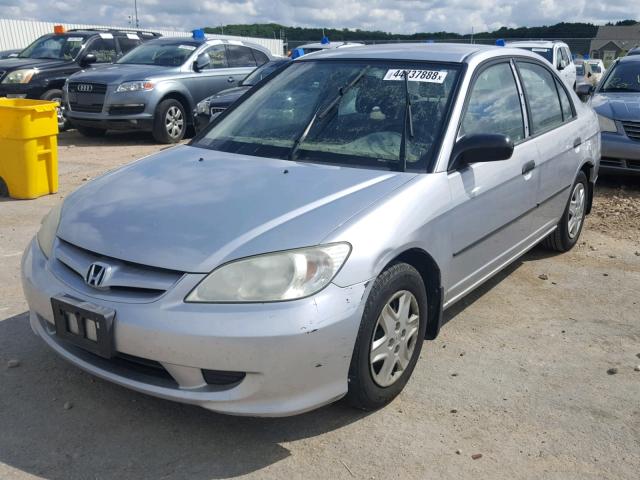 2HGES16374H626641 - 2004 HONDA CIVIC DX V SILVER photo 2